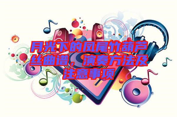 月光下的鳳尾竹葫蘆絲曲譜，演奏方法及注意事項(xiàng)