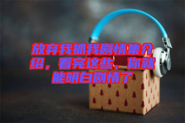 放棄我抓我劇情集介紹，看完這些，你就能明白劇情了