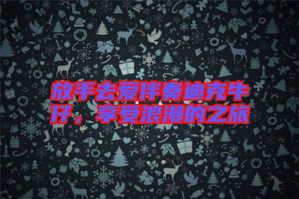 放手去愛伴奏迪克牛仔，享受浪漫的之旅