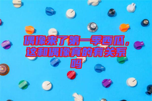 偶像來了第一季西瓜，這和偶像真的有關(guān)系嗎
