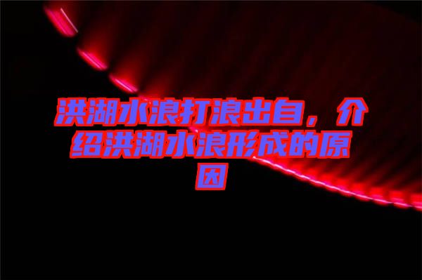 洪湖水浪打浪出自，介紹洪湖水浪形成的原因
