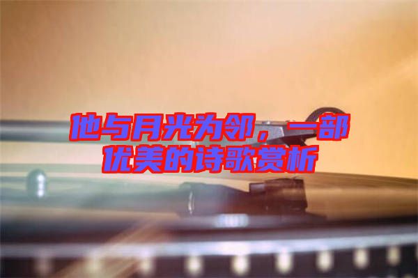 他與月光為鄰，一部?jī)?yōu)美的詩歌賞析