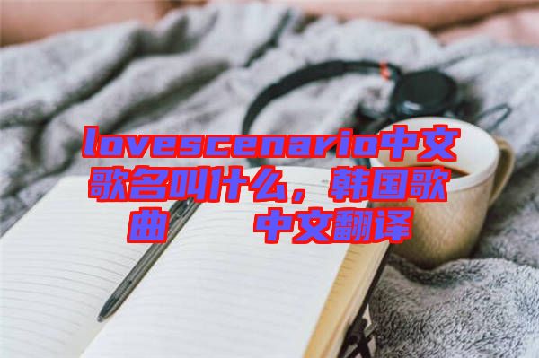 lovescenario中文歌名叫什么，韓國歌曲????中文翻譯