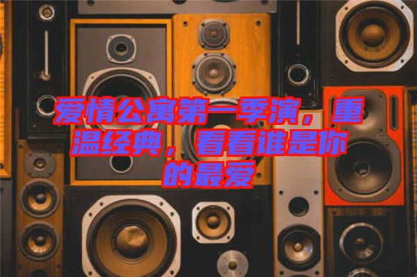 愛情公寓第一季演，重溫經(jīng)典，看看誰是你的最愛