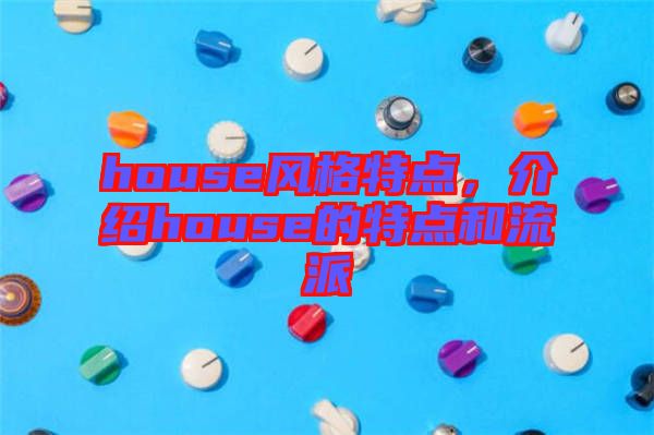 house風(fēng)格特點(diǎn)，介紹house的特點(diǎn)和流派