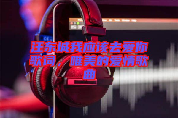 汪東城我應(yīng)該去愛你歌詞，唯美的愛情歌曲