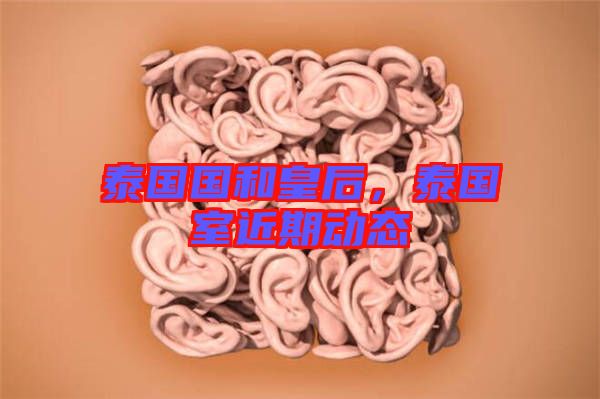 泰國國和皇后，泰國室近期動態(tài)