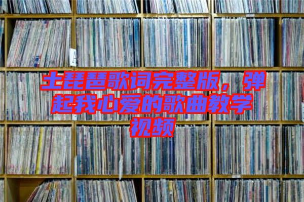 土琵琶歌詞完整版，彈起我心愛的歌曲教學(xué)視頻