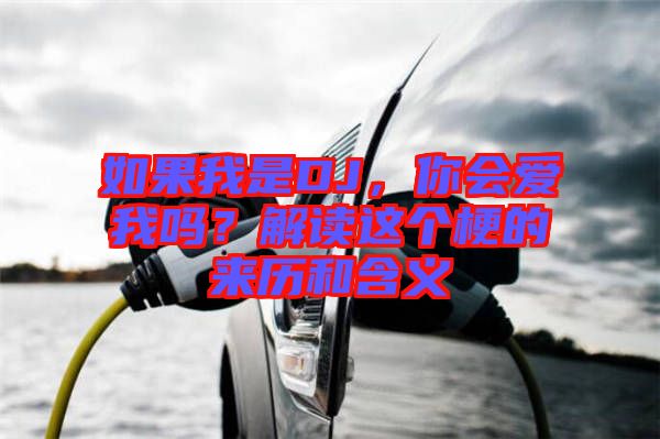 如果我是DJ，你會愛我嗎？解讀這個梗的來歷和含義