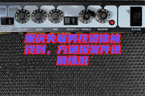 重慶失聯(lián)男孩遺體被找到，方通報(bào)案件進(jìn)展情況
